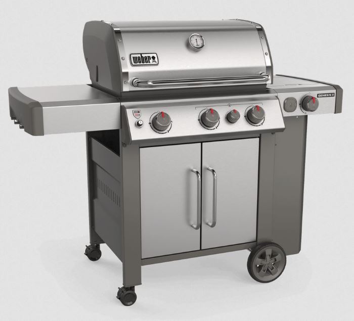 weber genesis II s-335 stainless steel grill